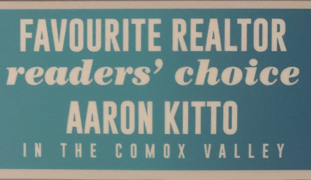 aaron kitto best realtor comox valley